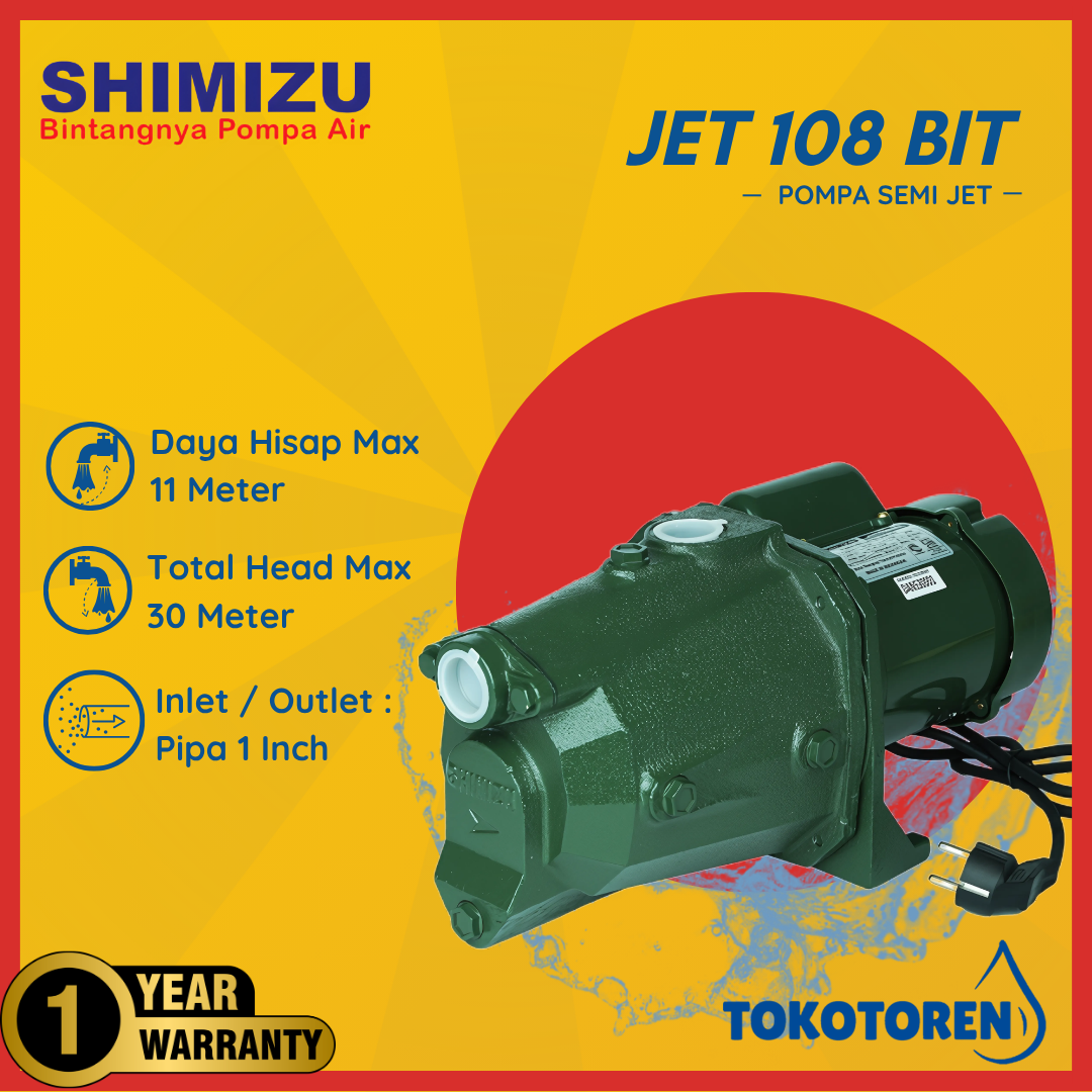 Shimizu JET 108 Bit